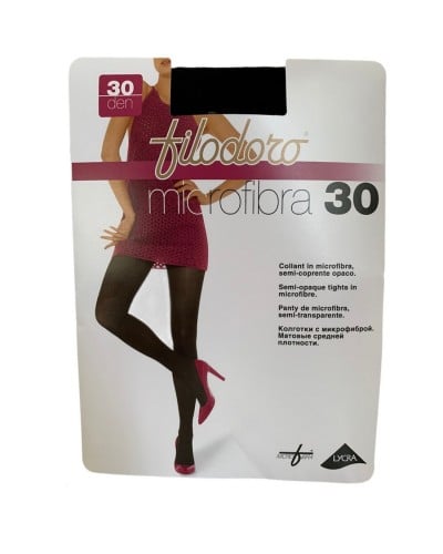 Collant Donna Microfibra Semi Coprente Opaco 30 Denari Filodoro