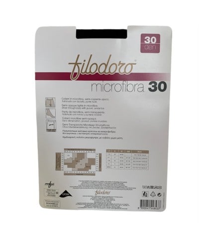 Collant Donna Microfibra Semi Coprente Opaco 30 Denari Filodoro