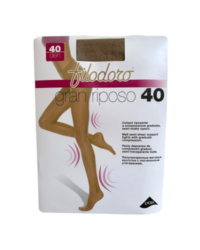 Collant Donna Riposante Semi Opaco 40 Denari Filodoro 6 Paia