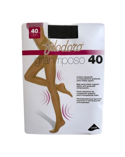 Collant Donna Riposante Semi Opaco 40 Denari Filodoro 6 Paia