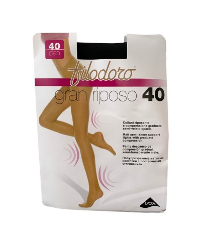 Collant Donna Riposante Semi Opaco 40 Denari Filodoro 6 Paia
