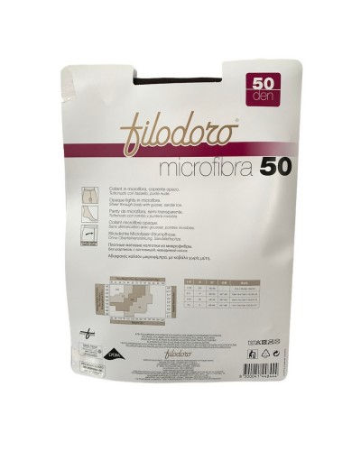 Collant Donna Microfibra Coprente Opaco 50 Denari Filodoro