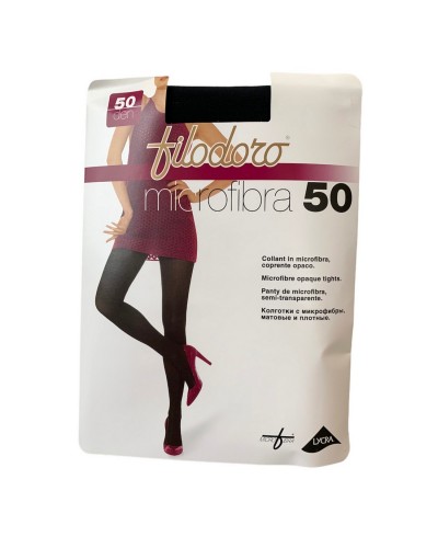 Collant Donna Microfibra Coprente Opaco 50 Denari Filodoro