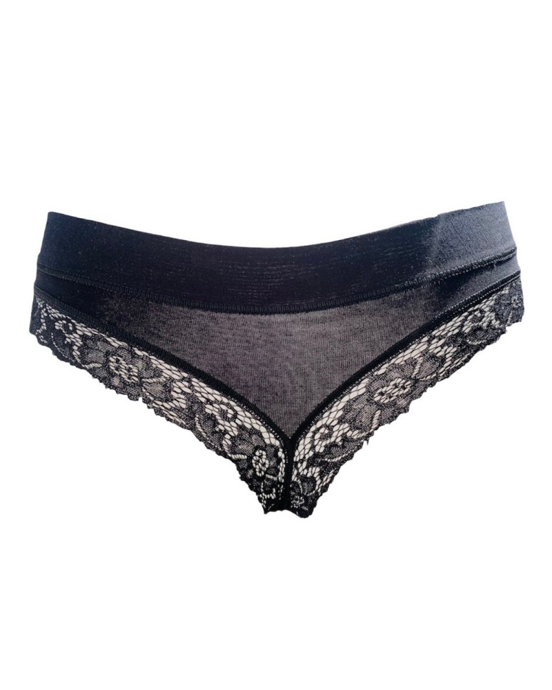 Panty String Pizzo Cotone Modal Risveglia I Sensi