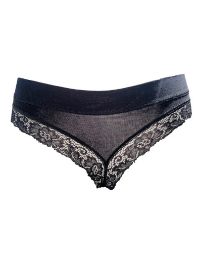 Panty String Pizzo Cotone Modal Risveglia I Sensi