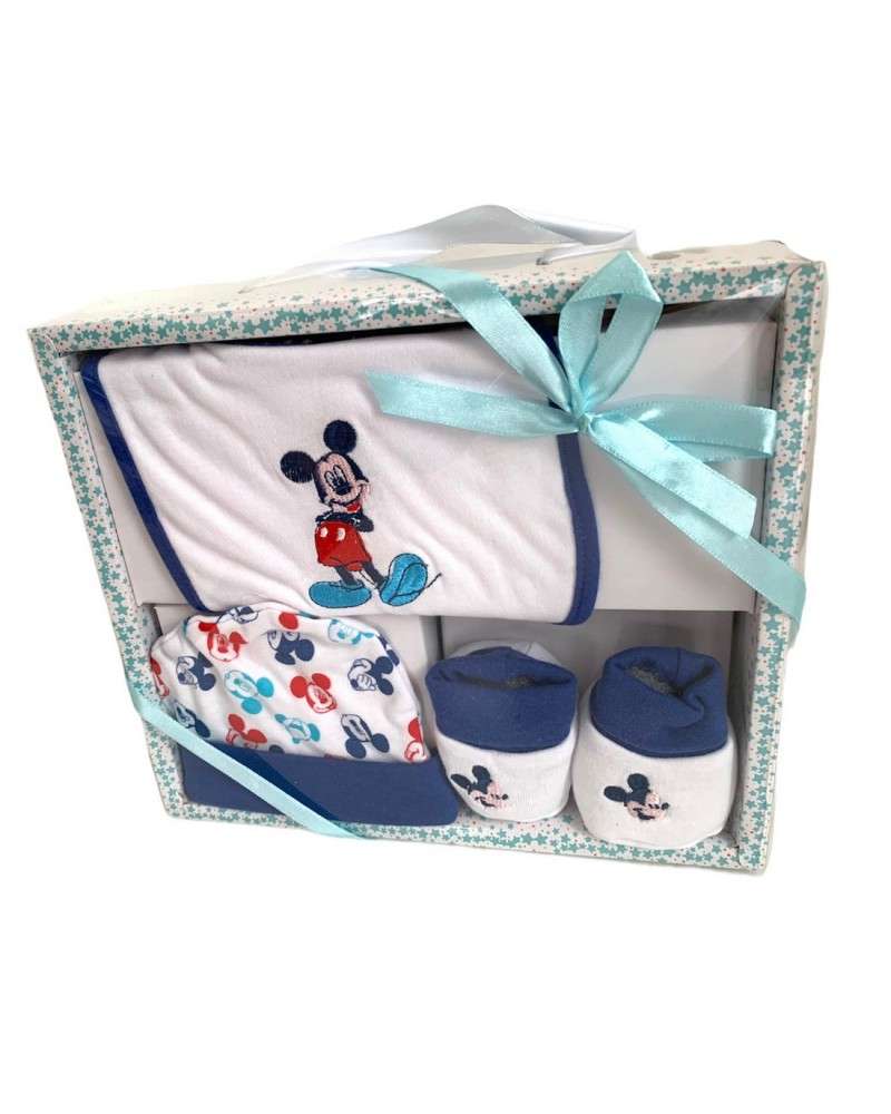 Set Regalo Disney Mickey Mouse Cotone Confezione 3 Pezzi