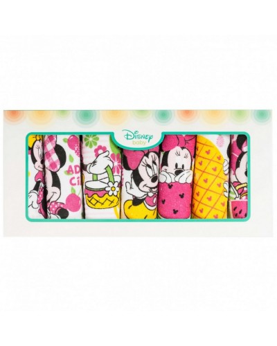 Bavette Settimanali Disney Minnie Cotone e Plastica Confezione 7 Pezzi