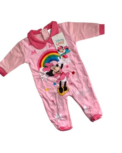 Tutina Disney Cotone Minnie Manica Lunga