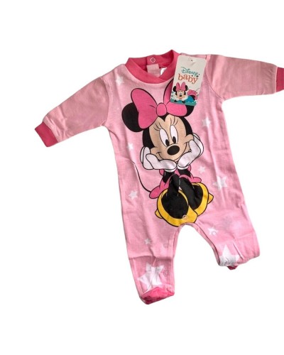 Tutina Disney Cotone Minnie Manica Lunga