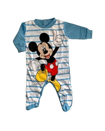 Tutina Disney Cotone Mickey Mouse Manica Lunga