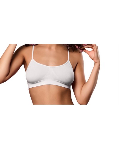 Fascia Brassiere Donna Microfibra Spalla Stretta