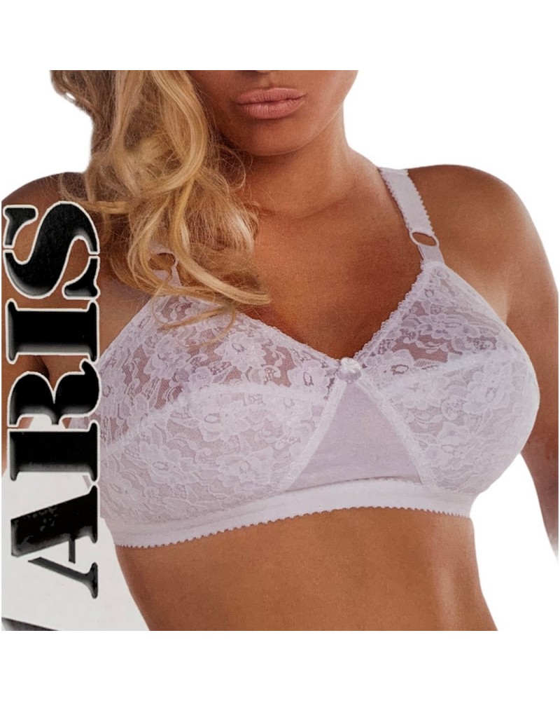 Reggiseno Donna Coppa C Pizzo Senza Ferretto Aris