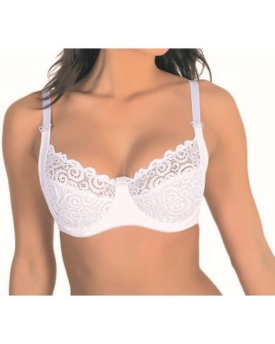 Reggiseno Donna Con Ferretto Microfibra Pizzo Coppa C Aris