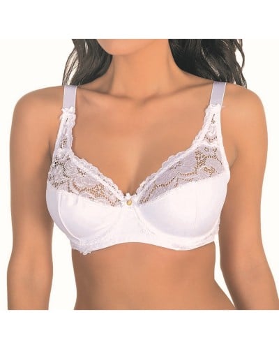 Reggiseno Donna Microfibra e Pizzo Con Ferretto Aris Coppa D