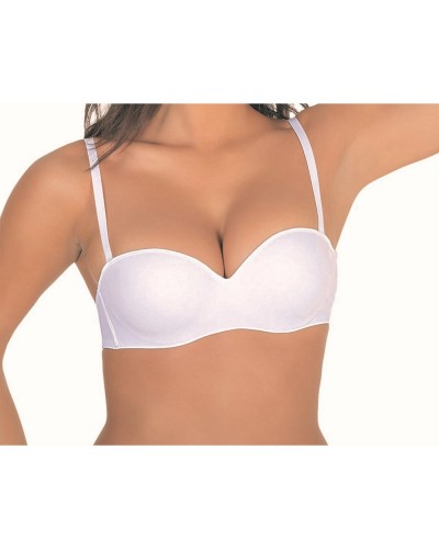 Reggiseno Donna Balconcino Microfibra Bratelle Removibili Aris