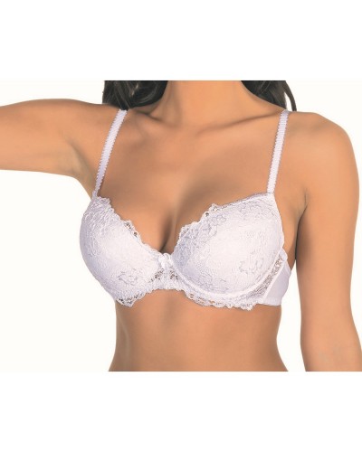 Reggiseno Donna Pizzo Imbottito Preformato Coppa C Con Ferretto Aris