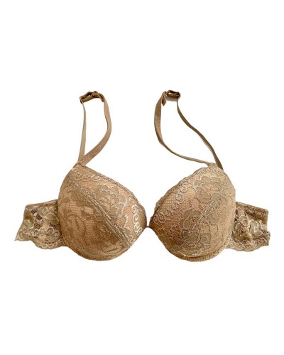 Reggiseno Donna Doppia Imbottitura Pizzo e Push Up Aris
