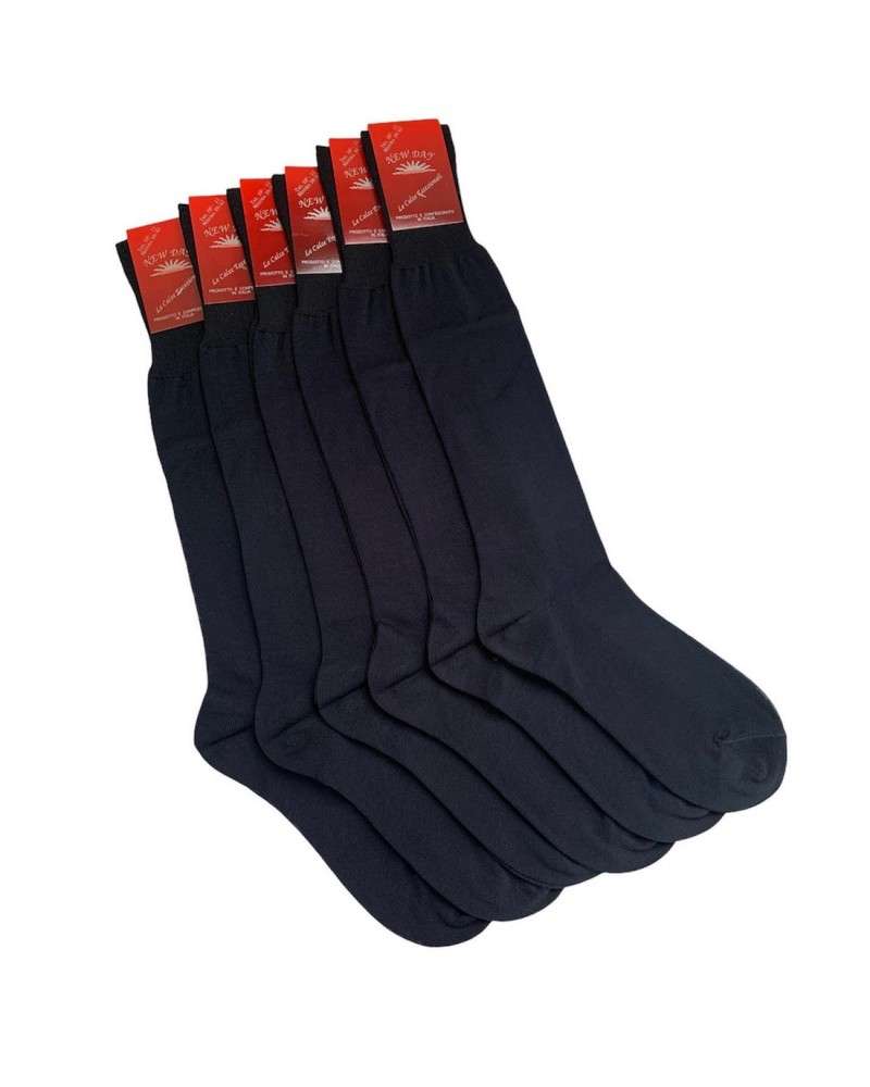 Calza Lunga Uomo Cotone New Day Confezione 6 Pezzi