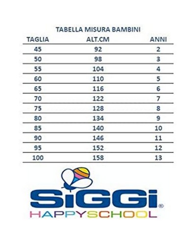 Grembiule Bimba Asilo Siggi Bianco