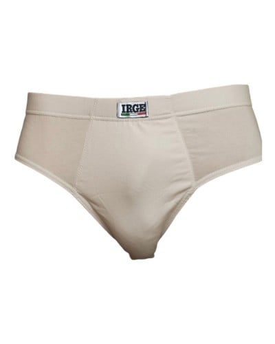 Slip Uomo Cotone Classico Elastico Interno IRGE Bianco