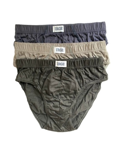 Slip Uomo Cotone Filo Makò IRGE Colorato Elastico Interno Confezione 3 Pezzi