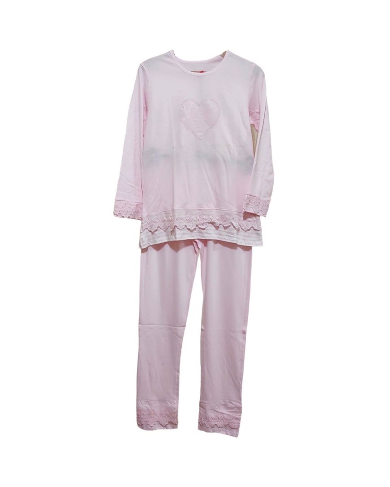 Pigiama Donna Cotone Manica Lunga Oronero