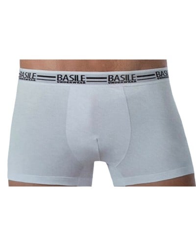 Boxer Uomo Cotone Bielastico Elastico Esterno Basile