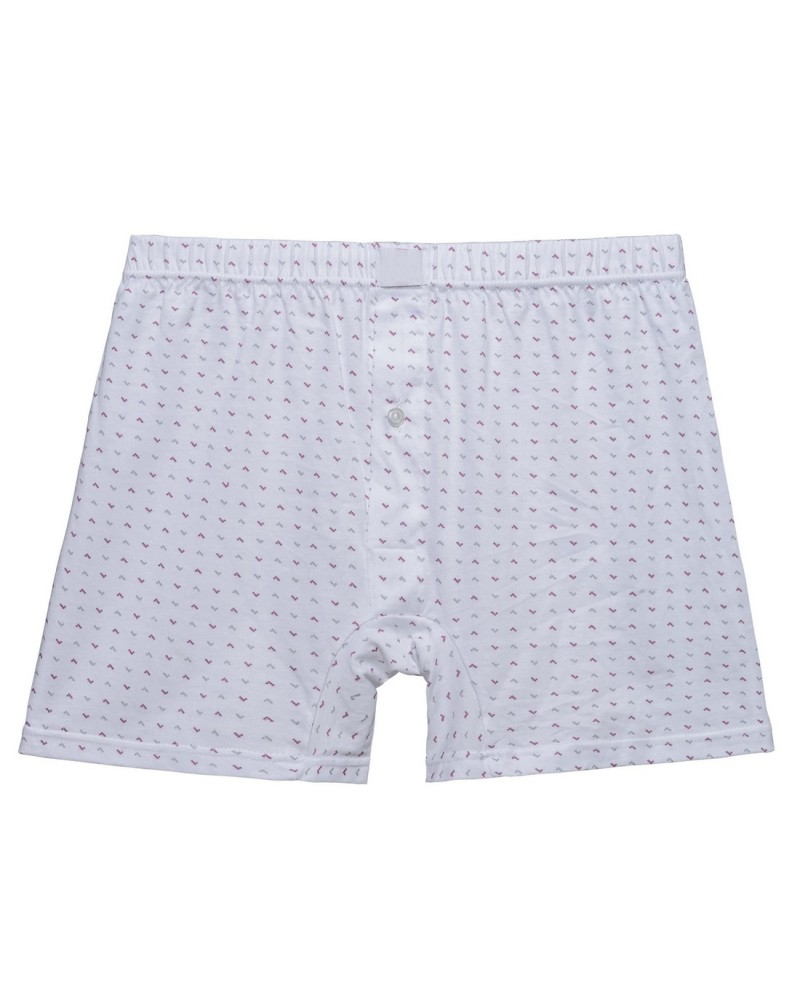 Boxer Uomo Cotone Aperto Avanti Stampato Classico One Takt Confezione 3 Pezzi