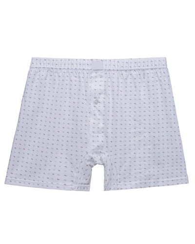 Boxer Uomo Cotone Aperto Avanti Stampato Classico One Takt Confezione 3 Pezzi