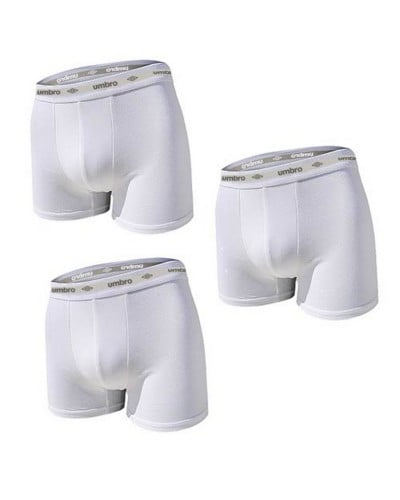 Boxer Uomo Umbro Cotone Elasticizzato Elastico Esterno Confezione 6 Pezzi