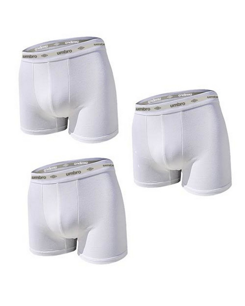 Boxer Uomo Umbro Cotone Elasticizzato Elastico Esterno Confezione 6 Pezzi