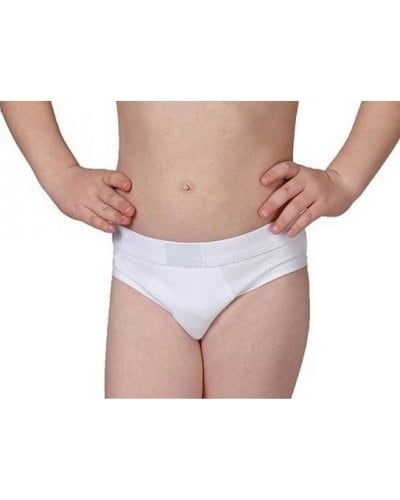 Slip Bimbo Elastico Ricoperto Cotone Bieslastico Bianco confezione 3 Pezzi