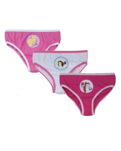 Slip Bambina Pricipesse In Cotone Confezione 3 pezzi