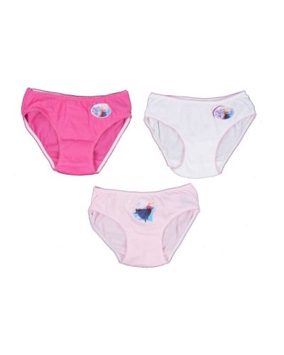 Slip Mutande Bambina Frozen In Cotone Confezione 3 pezzi