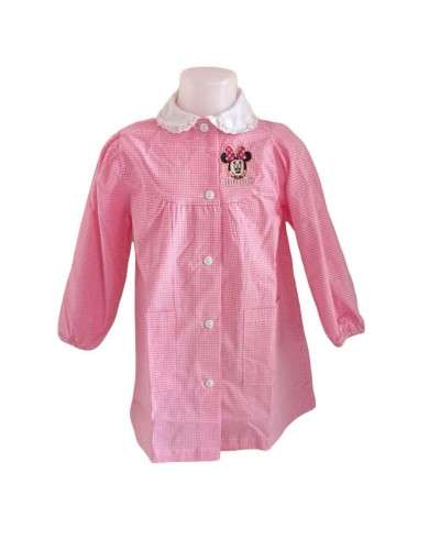 Grembiule Bimba Asilo Minnie Rosa Quadri