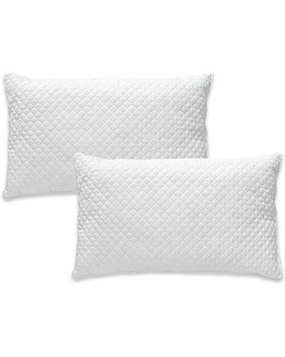 Federe Trapuntate Con Zip In Microfibra Milk And Honey Confezione 2 Pezzi
