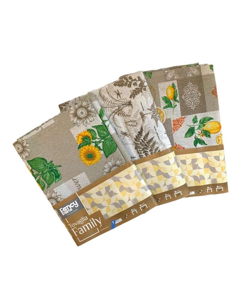 Tovaglia Cotone 12 Posti Fancy Home