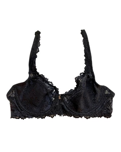 Reggiseno Donna in Pizzo Sfoderato Con Ferretto Papillon