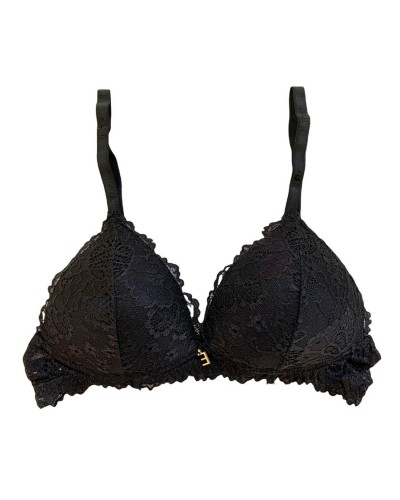 Reggiseno Triangolo Donna In Pizzo Senza Ferretto Papillon