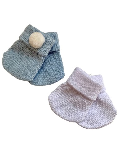 Muffole Bebè Antigraffio In Caldo Cotone Che Chic Confezione 2 Paia