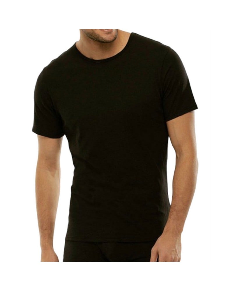Maglietta Uomo Lancetti Cotone Nature Girogola Confezione 3 Pezzi