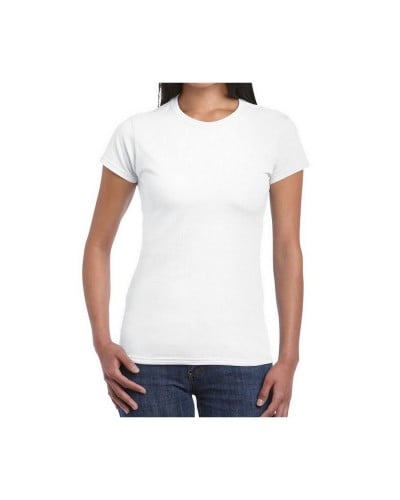 T-shirt Donna Girogola Mezza Manica Cotone Bielastico Malika