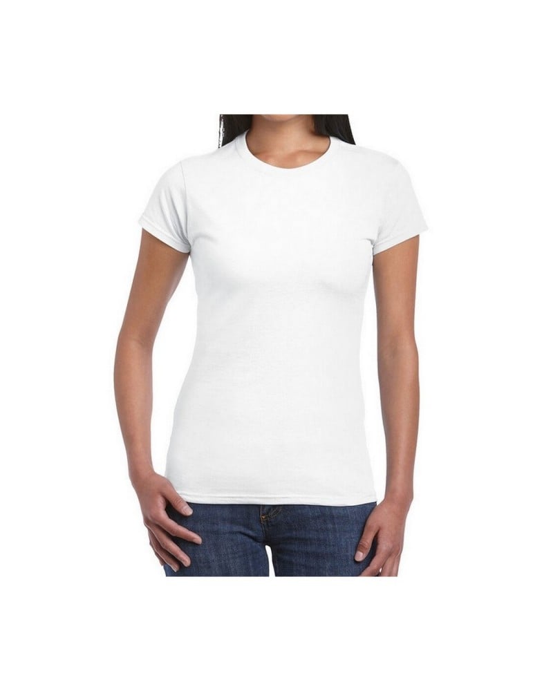 T-shirt Donna Girogola Mezza Manica Cotone Bielastico Malika