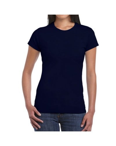 T-shirt Donna Girogola Mezza Manica Cotone Bielastico Malika
