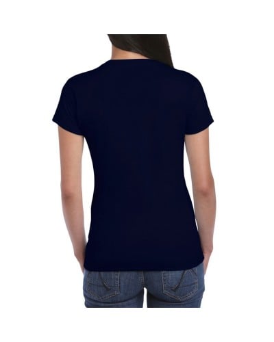 T-shirt Donna Girogola Mezza Manica Cotone Bielastico Malika