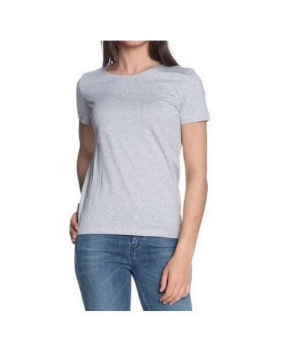 T-shirt Donna Girogola Mezza Manica Cotone Bielastico Malika