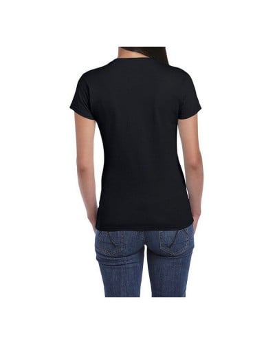 T-shirt Donna Girogola Mezza Manica Cotone Bielastico Malika