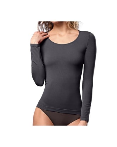Maglia Donna Manica Lunga Cotone Garzato Irge