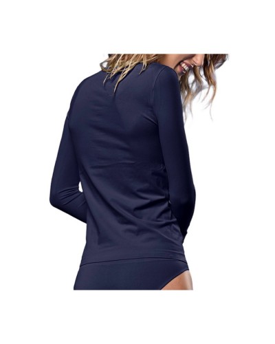 Maglia Donna Manica Lunga Cotone Garzato Irge