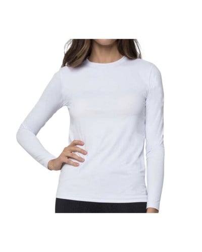 Maglia Donna Manica Lunga Cotone Girogola Modal Malika